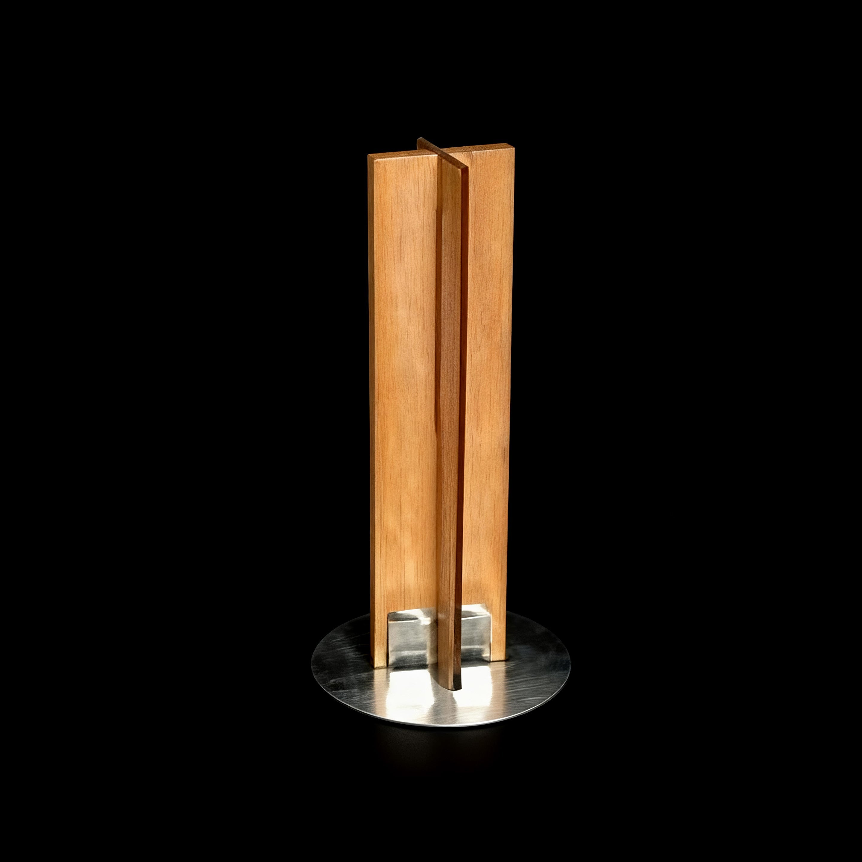 Cross-Shaped Walnut Wood Wick