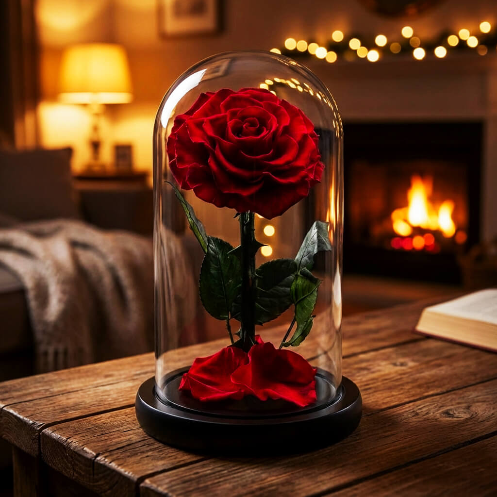 Preserved Forever Rose Plus - Red