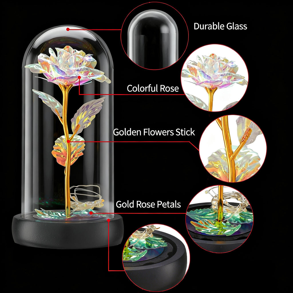 Preserved Galaxy Forever Rose