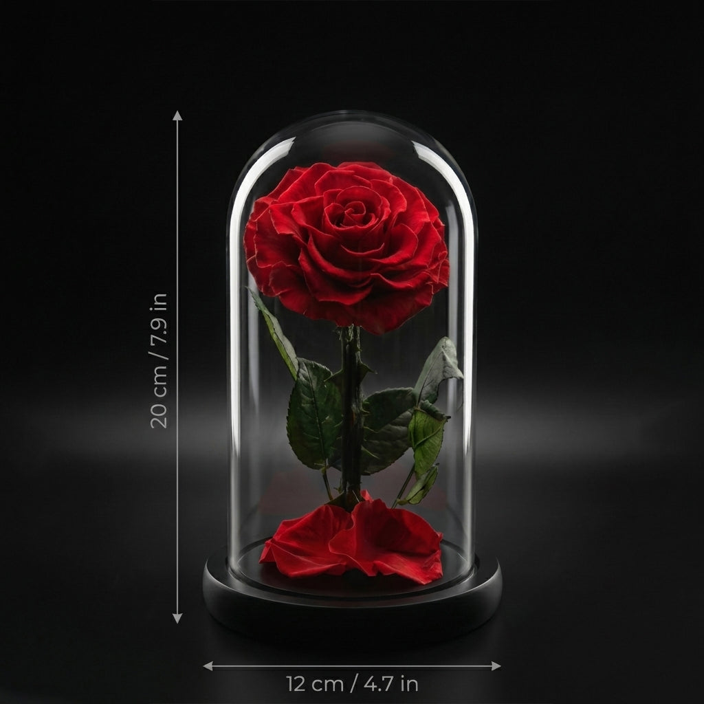 Preserved Forever Rose Plus - Red